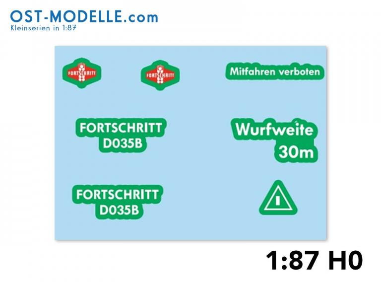 Decals Düngerstreuer D035B weiß